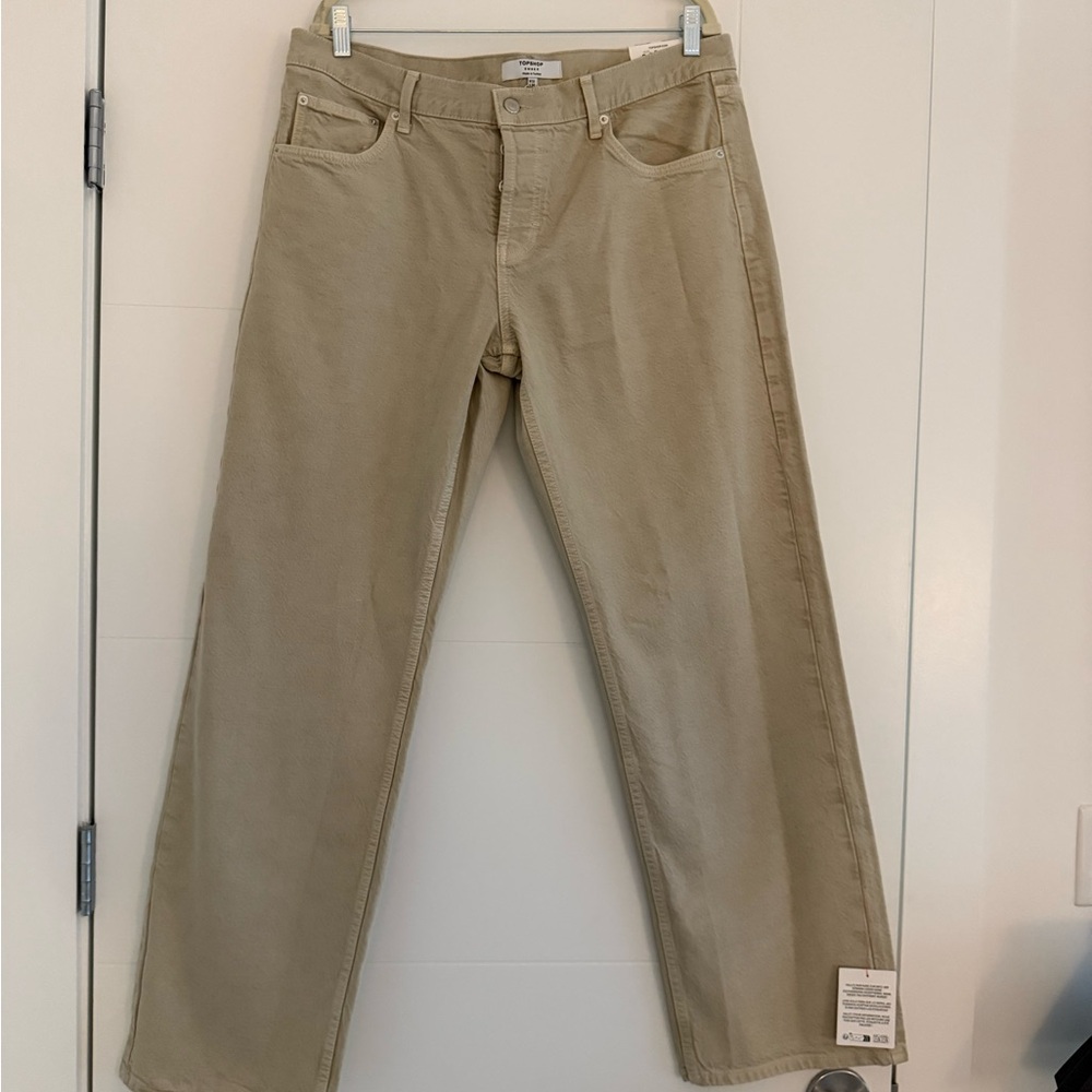 Topshop Tan Jeans